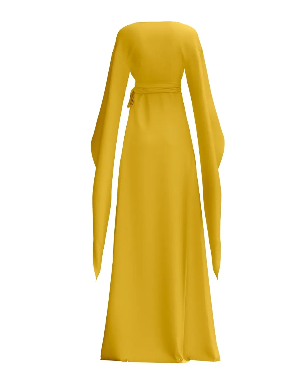 Sustainable Maya Dress - Solid Mustard sold by Diarrablu product image thumbnail 5