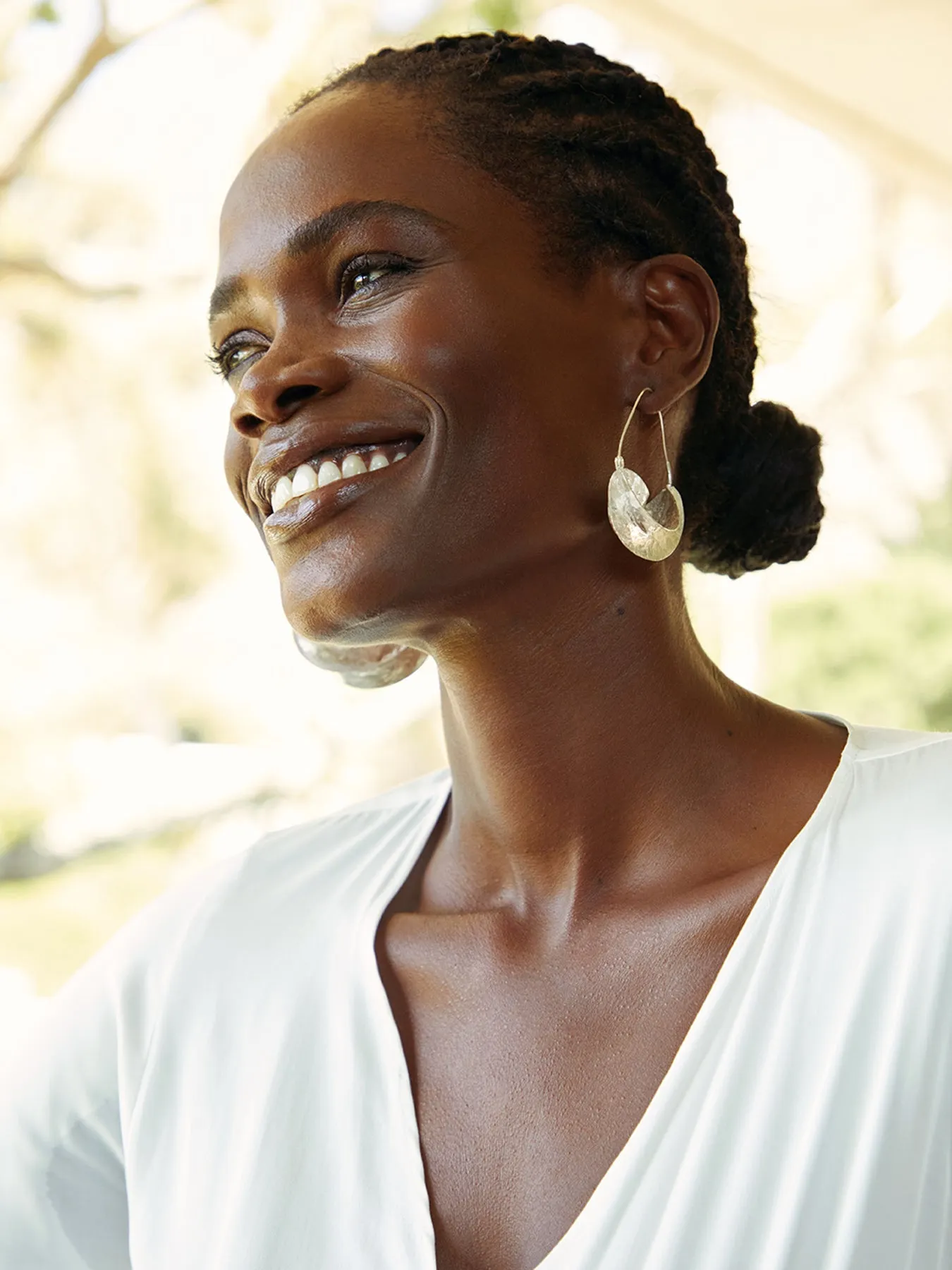 Sustainable Maya Dress - Solid Blanc sold by Diarrablu product image thumbnail 4