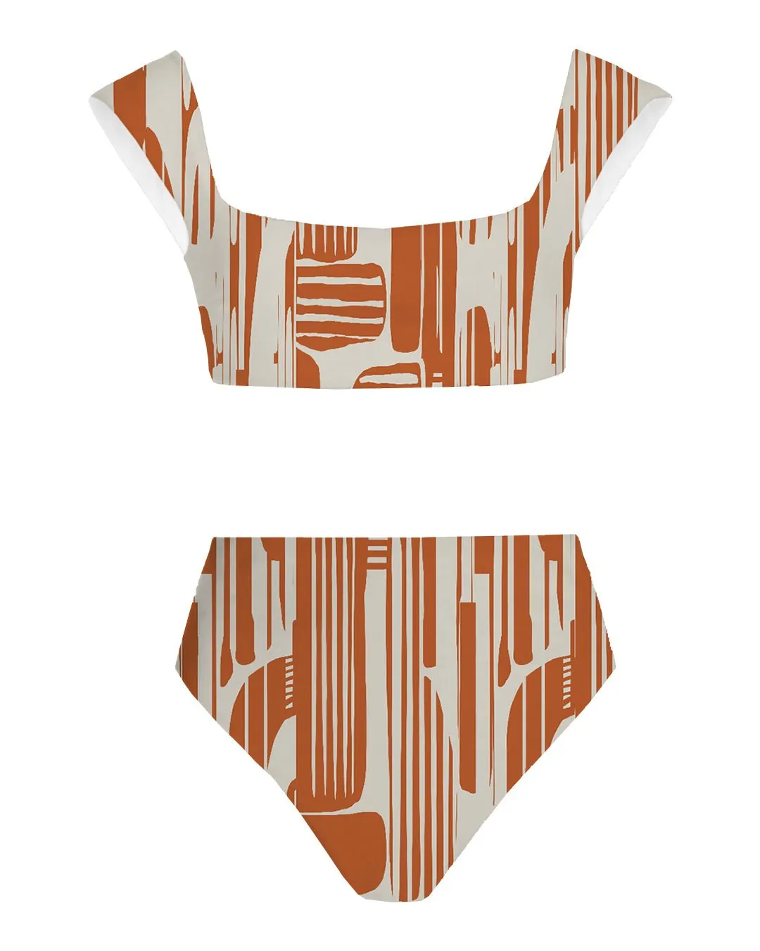 Cayla Swimsuit - Iman Orange sold by Diarrablu