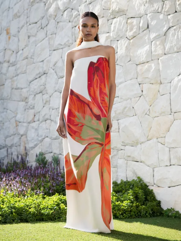 Tubi TWA FSC® Certified Viscose Dress - Sira Rose made by Diarrablu