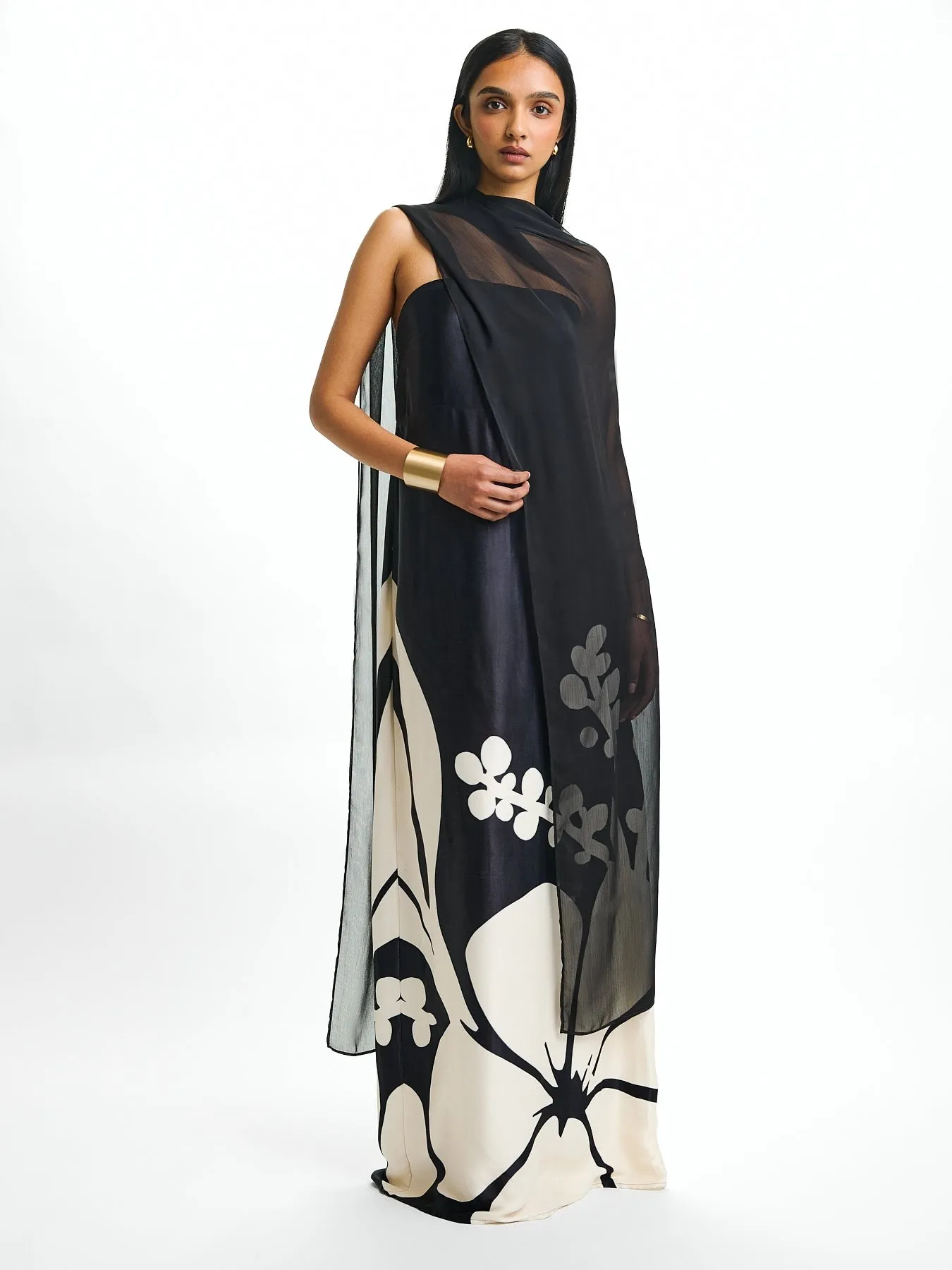 Tubi TWA FSC® Certified Viscose Dress - Ula Noir sold by Diarrablu product image thumbnail 2
