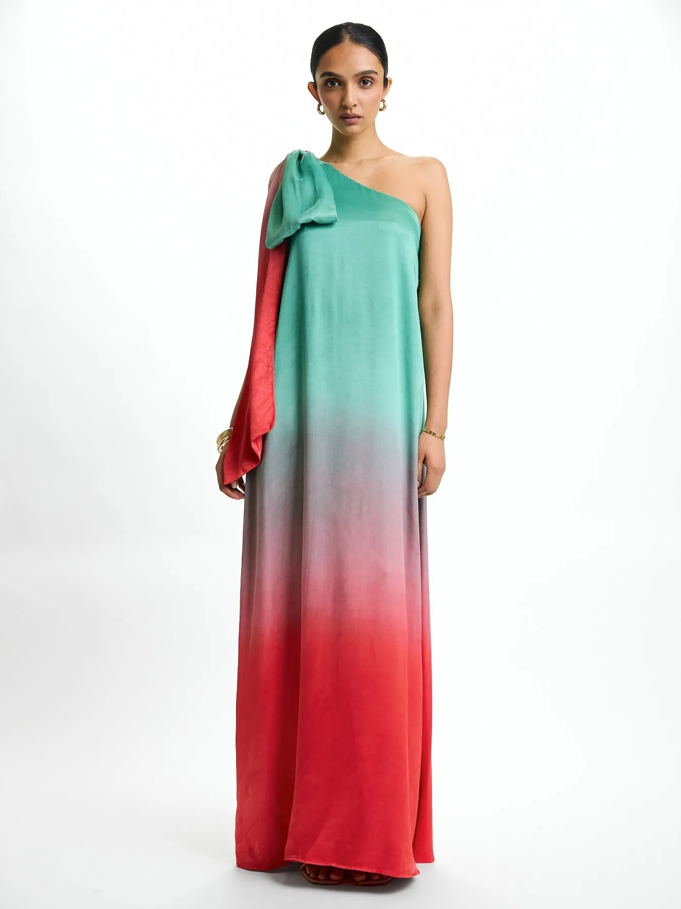 Raya FSC® Certified Viscose Dress - Ombra Popsicle sold by Diarrablu product image thumbnail 4