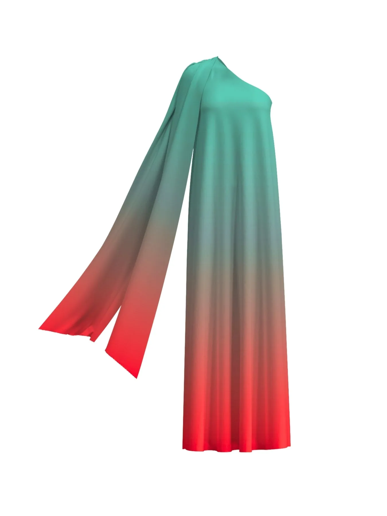 Raya FSC® Certified Viscose Dress - Ombra Popsicle sold by Diarrablu product image thumbnail 2