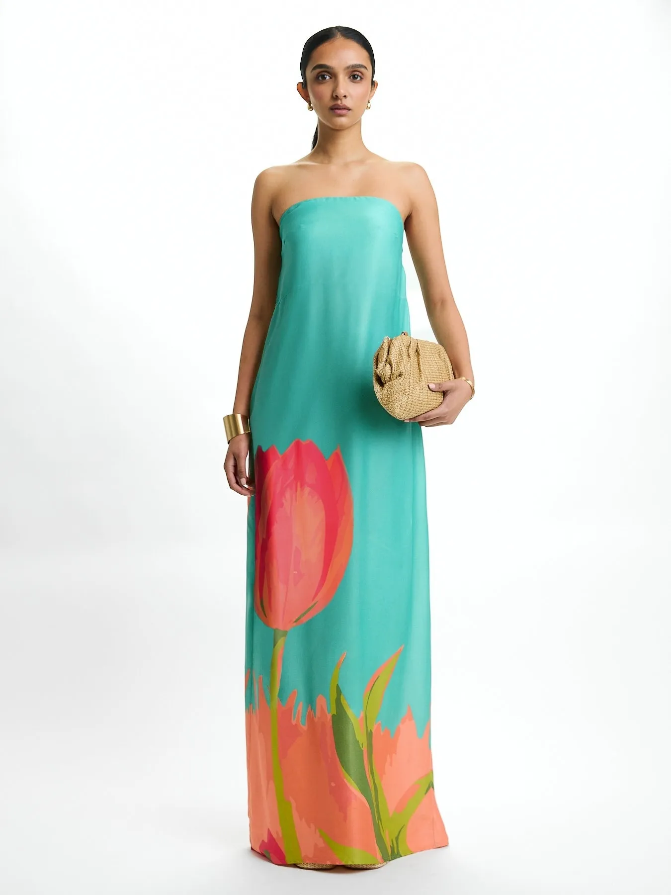 Tubi TWA FSC® Certified Viscose Dress - Tulip Mint sold by Diarrablu product image thumbnail 5