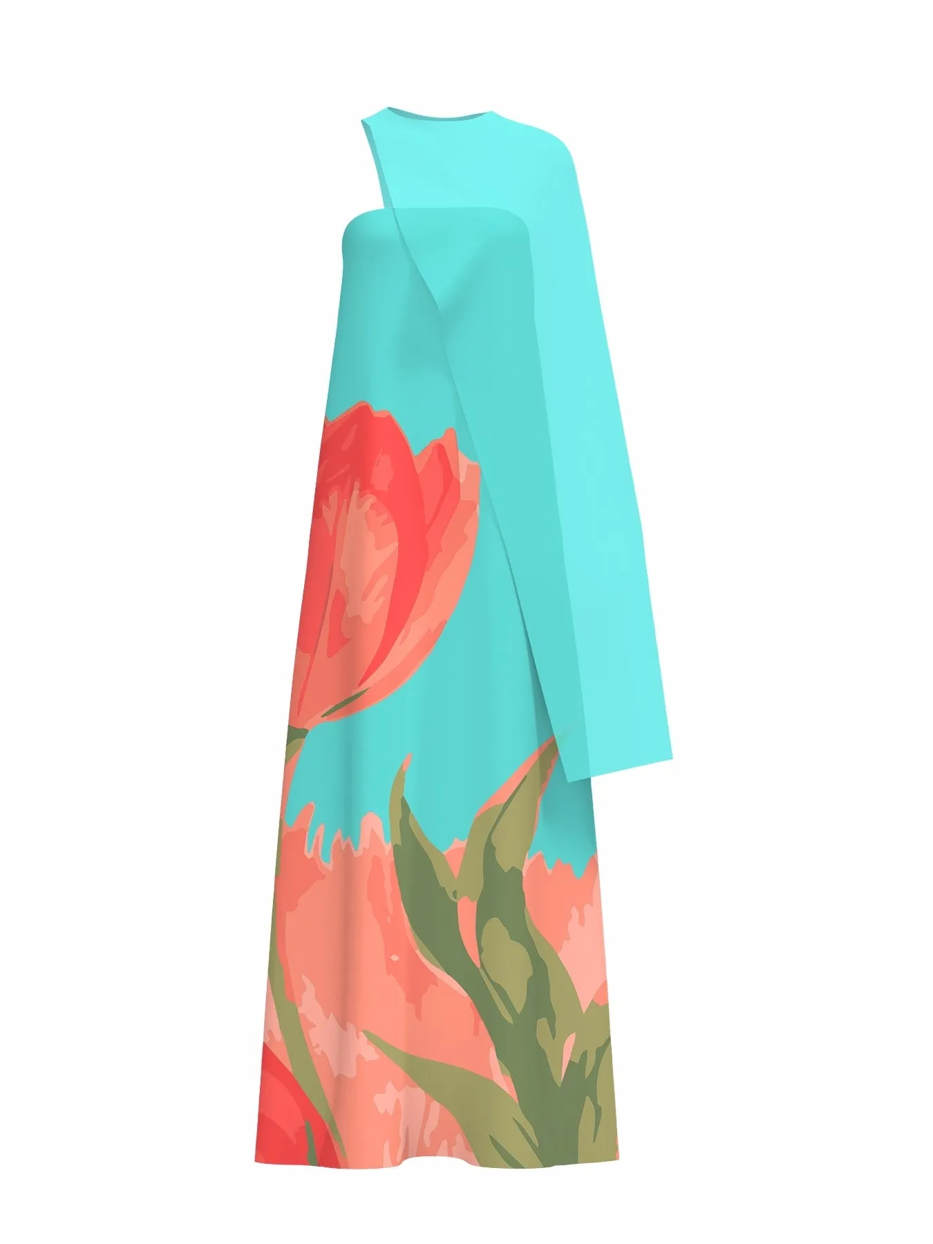 Tubi TWA FSC® Certified Viscose Dress - Tulip Mint sold by Diarrablu product image thumbnail 2