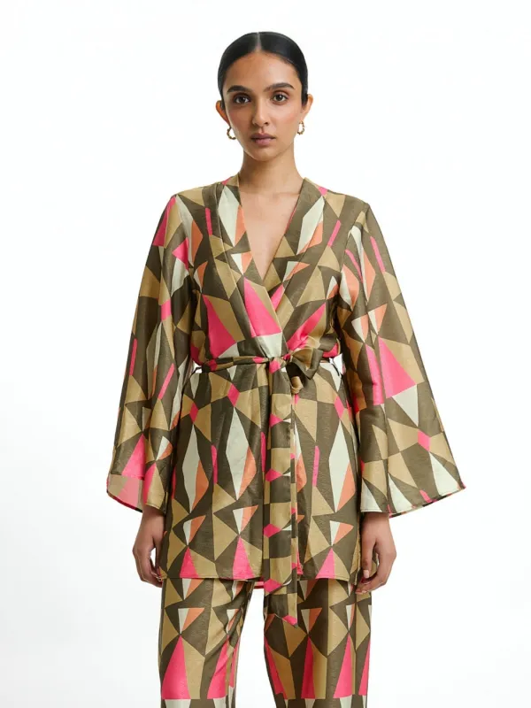 Mini Kimono - Caru Olive made by Diarrablu