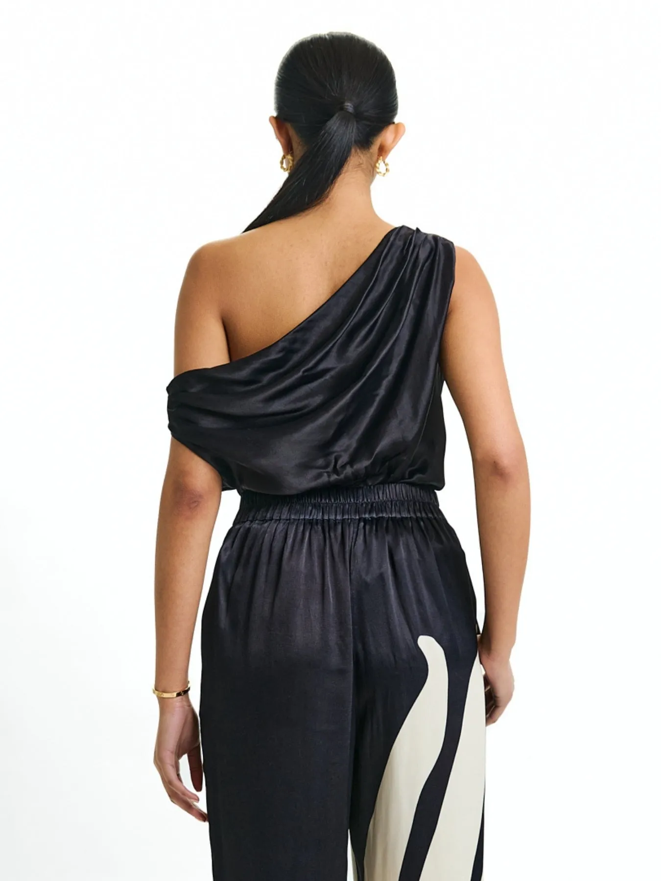 Alba FSC® Certified Viscose Top - Solid Noir sold by Diarrablu product image thumbnail 5