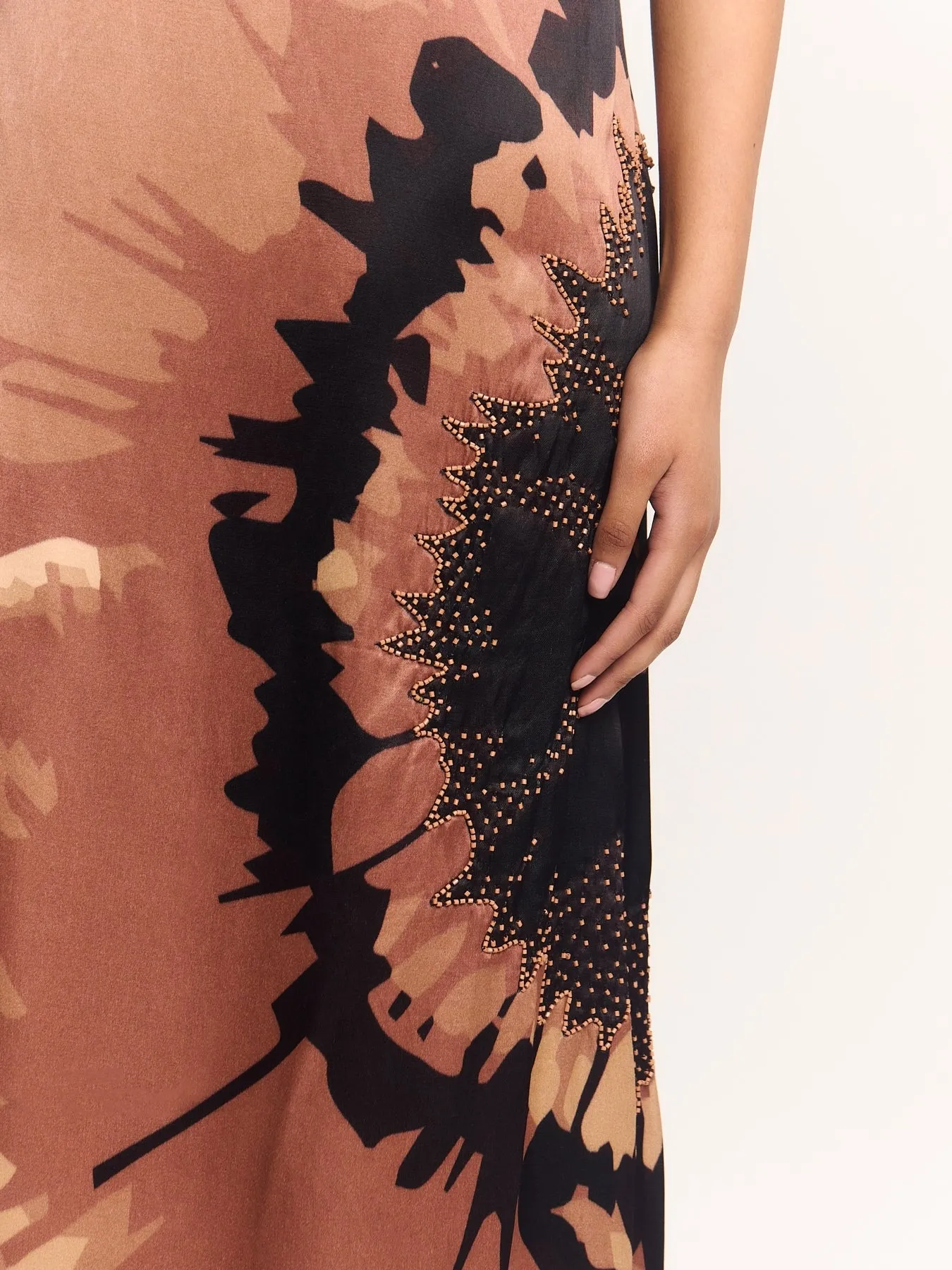 Handbeaded Tubi Dress - Amor Rose sold by Diarrablu product image thumbnail 4