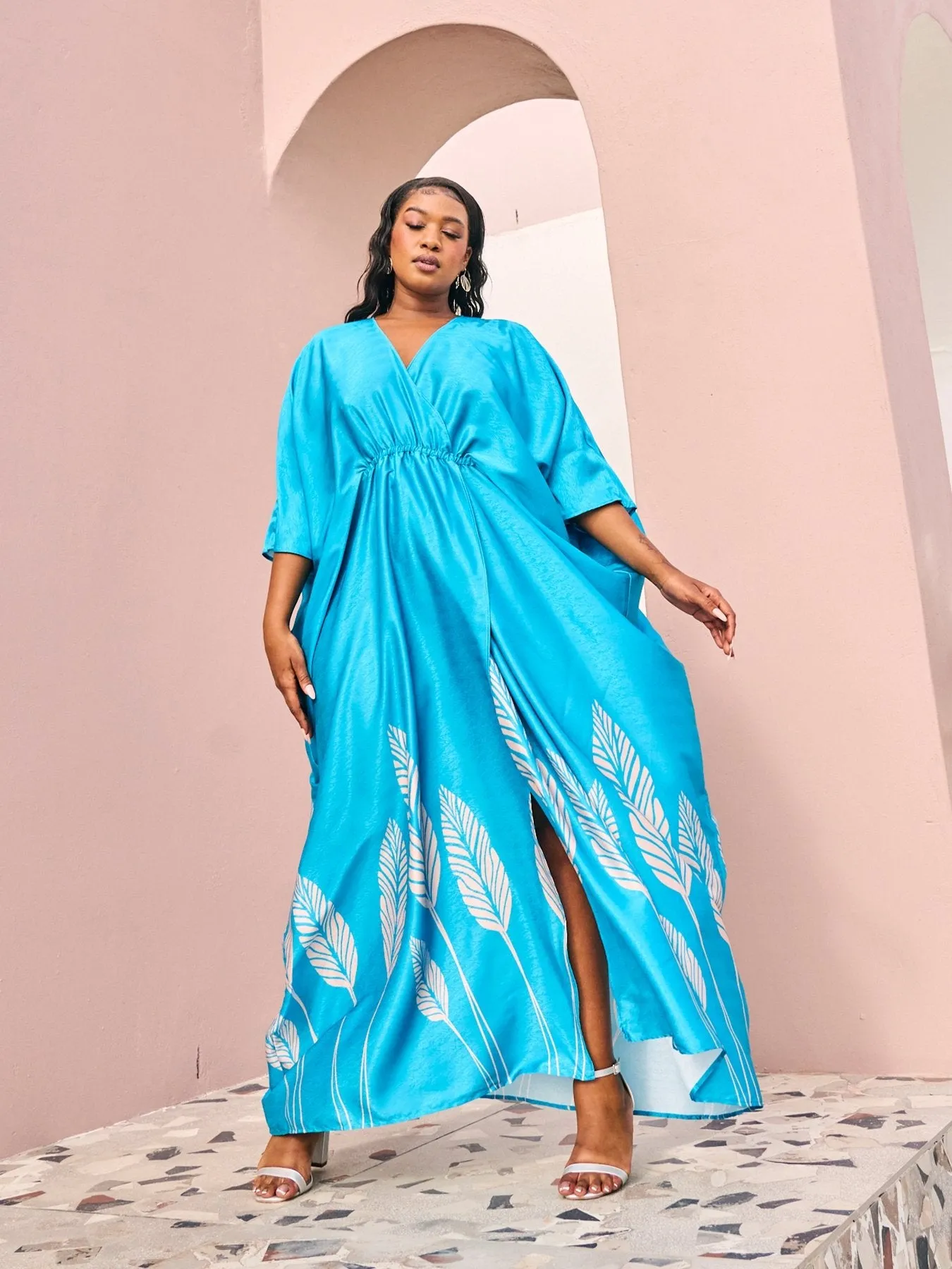 Naim Dress - Palms Blu sold by Diarrablu product image thumbnail 3