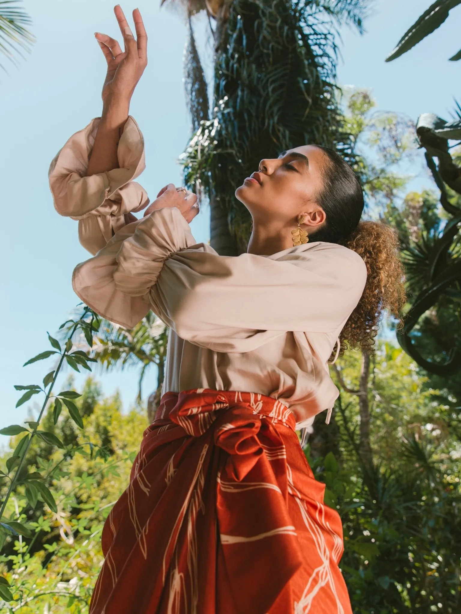 Sustainable Lena Top - Solid Cream sold by Diarrablu