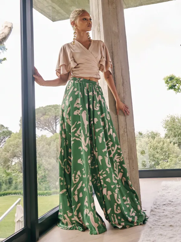 Jant Pants - Batik Vert sold by Diarrablu