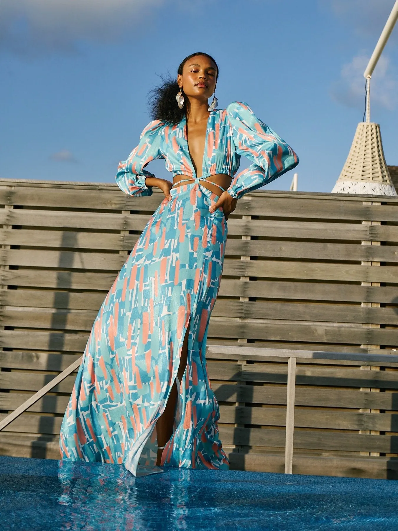 Amal Dress - Atoll Blu sold by Diarrablu product image thumbnail 3