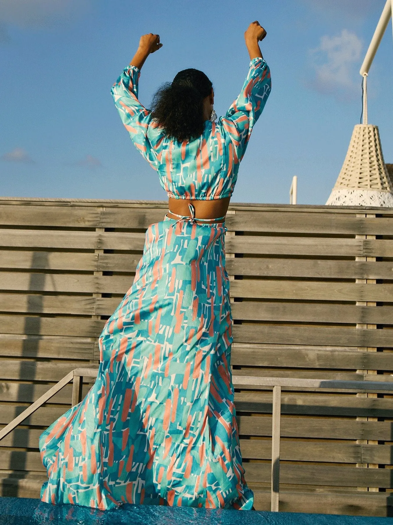 Amal Dress - Atoll Blu sold by Diarrablu product image thumbnail 5