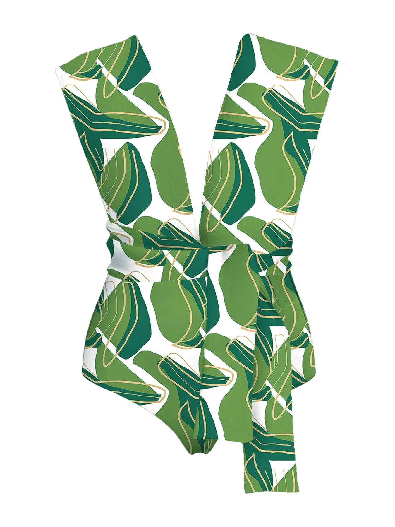 Infinity Swimsuit - Nari Vert sold by Diarrablu