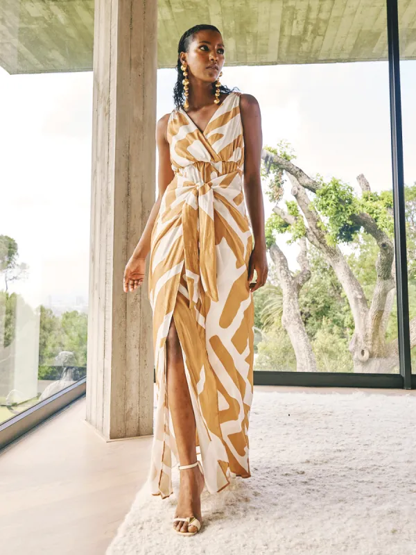 Lyla Dress - Lava Cream sold by Diarrablu