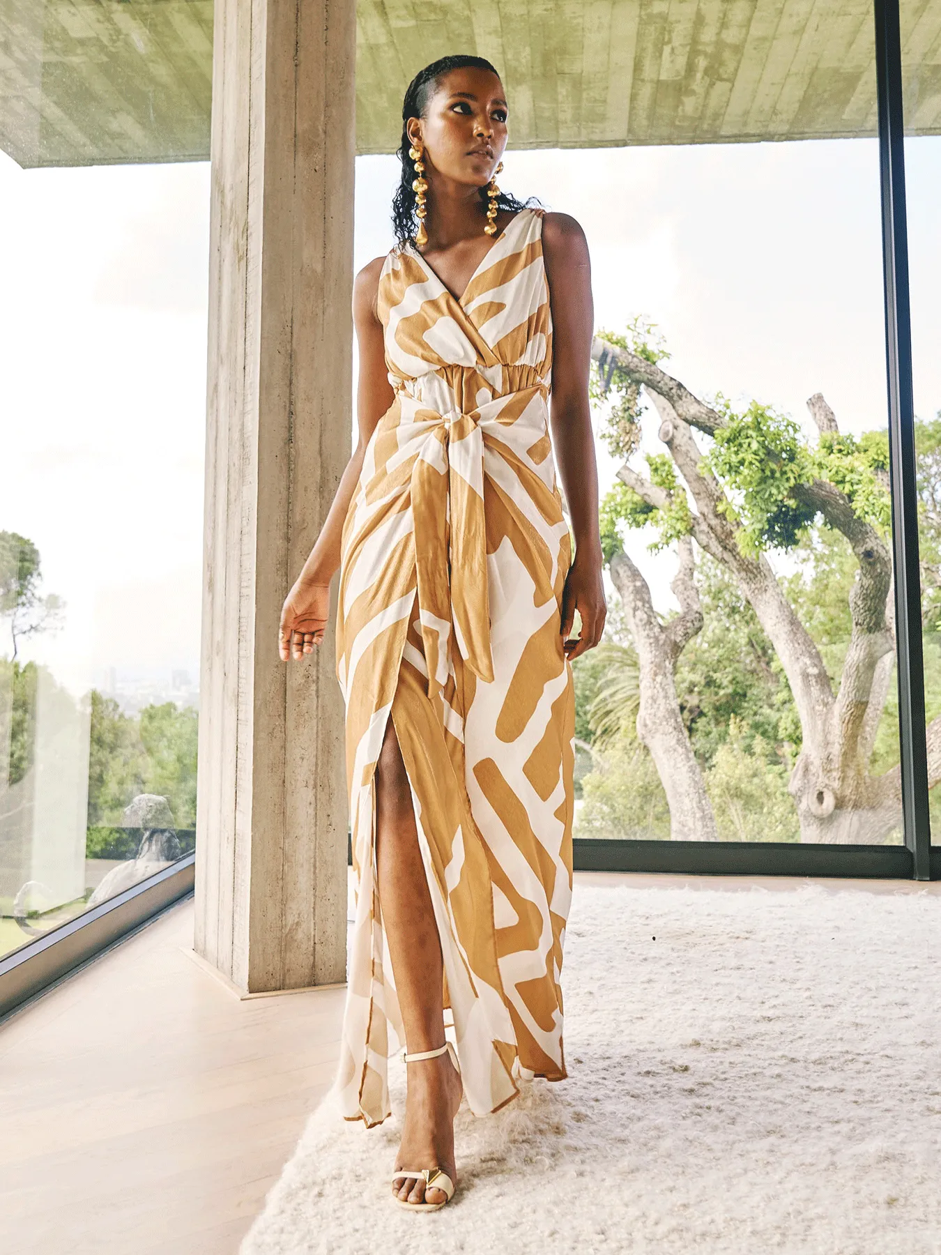 Lyla Dress - Lava Cream sold by Diarrablu