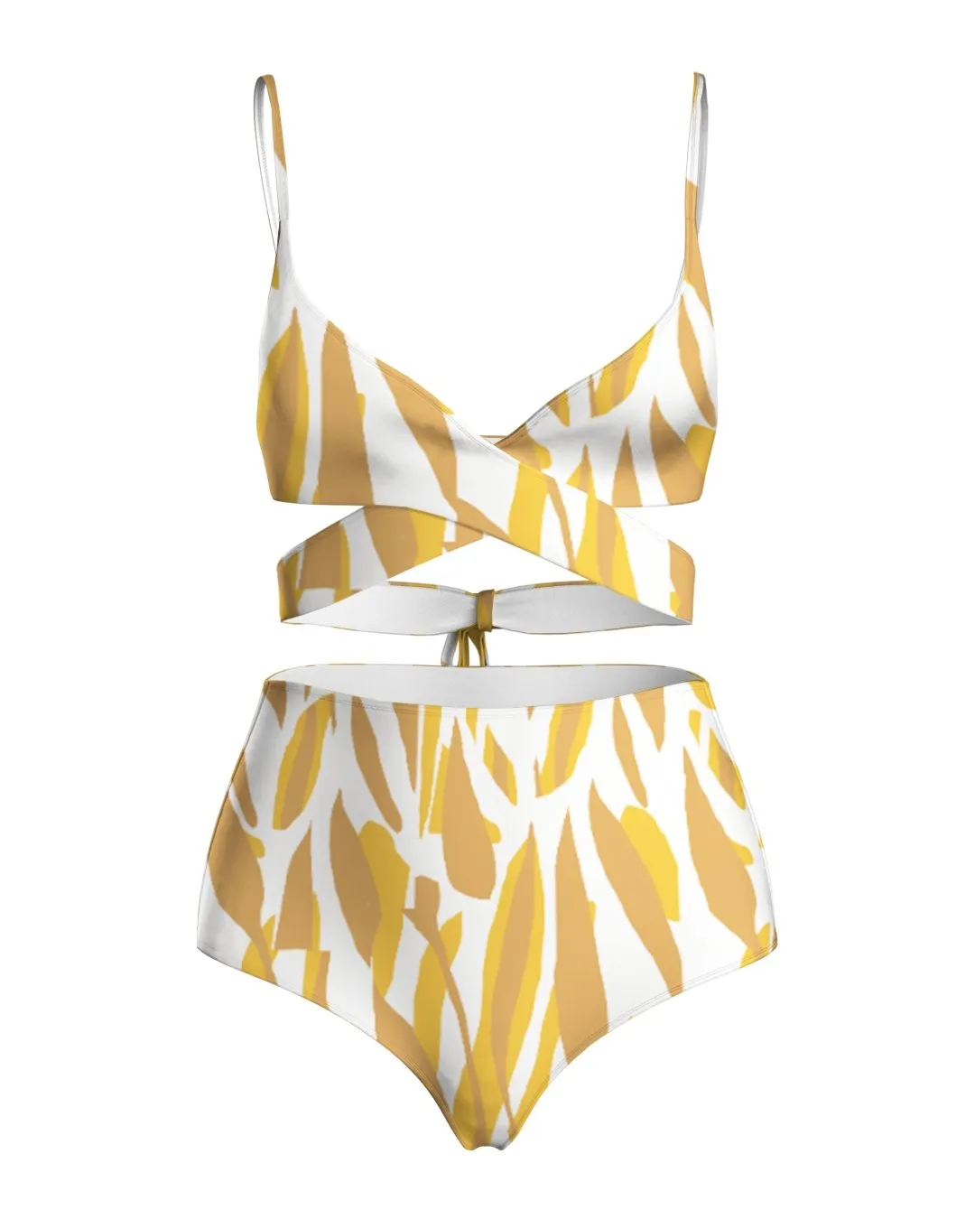 Idya Swimsuit - Jardin Mustard sold by Diarrablu product image thumbnail 2