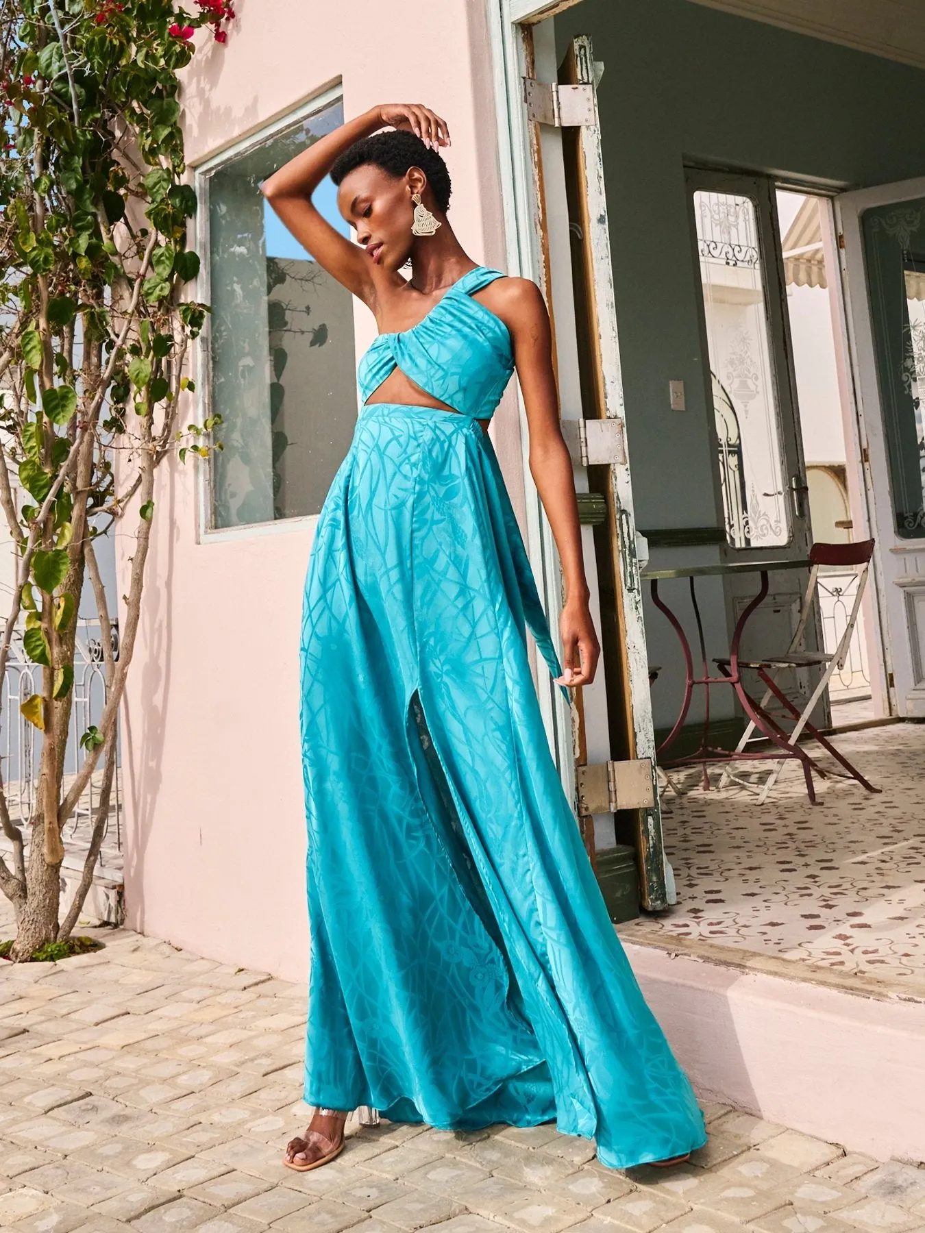 Dalia Dress - Zahr Blu sold by Diarrablu