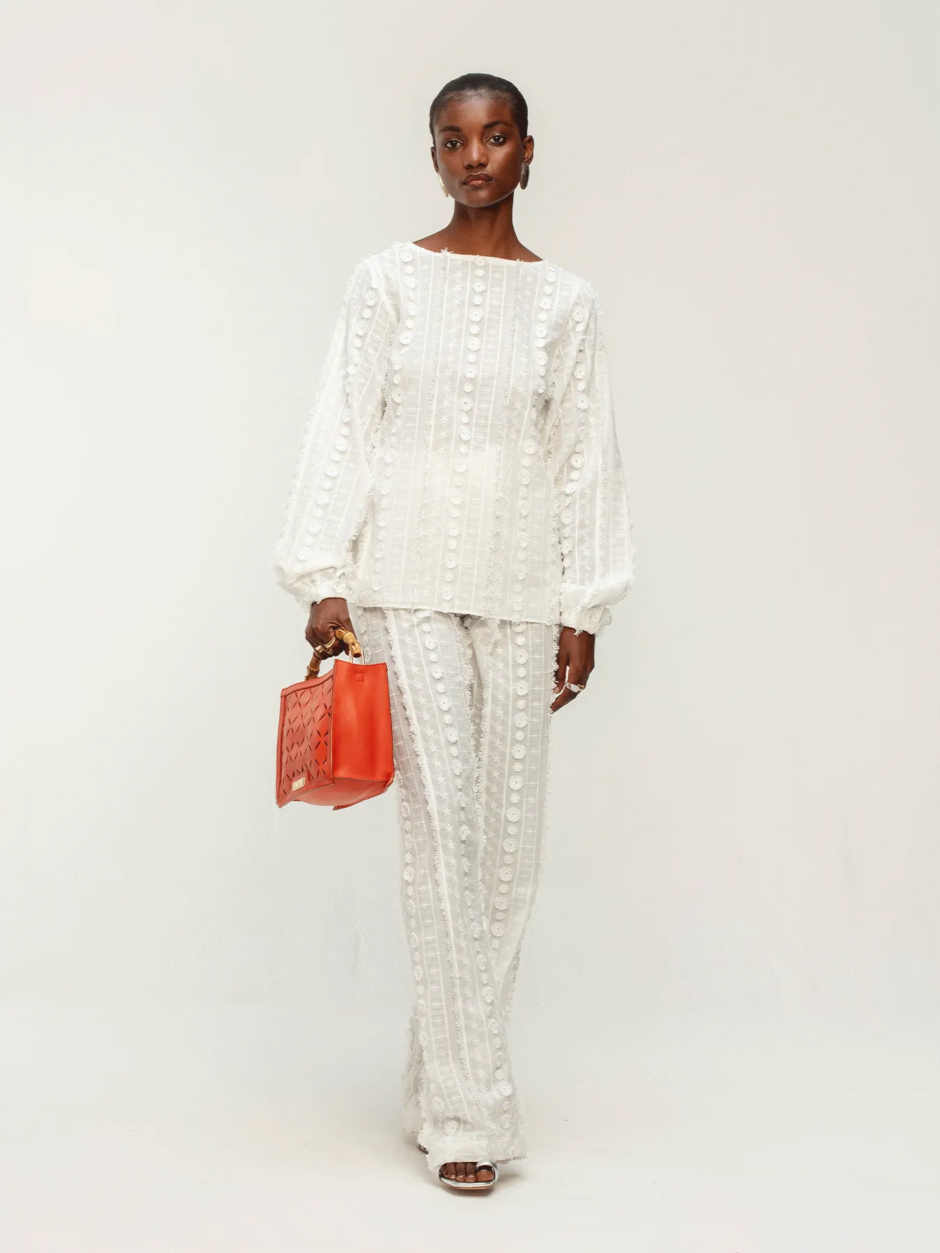 Leer Nar Pants - Bahar Blanc sold by Diarrablu product image thumbnail 4