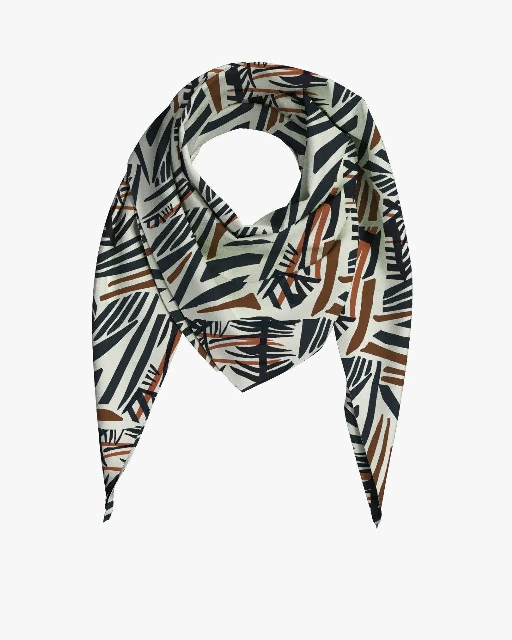 Scarf / Headwrap - ZENA White sold by Diarrablu product image thumbnail 3
