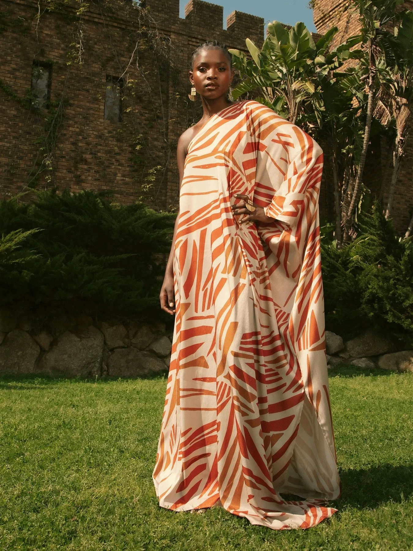 Satu Dress - Zena Cream sold by Diarrablu