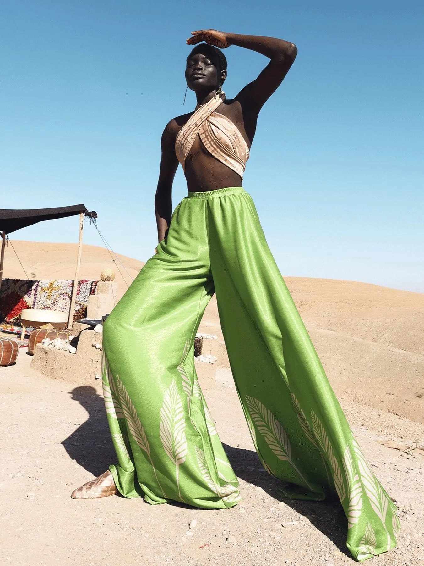 Jant Pants - Palms Vert sold by Diarrablu product image thumbnail 3