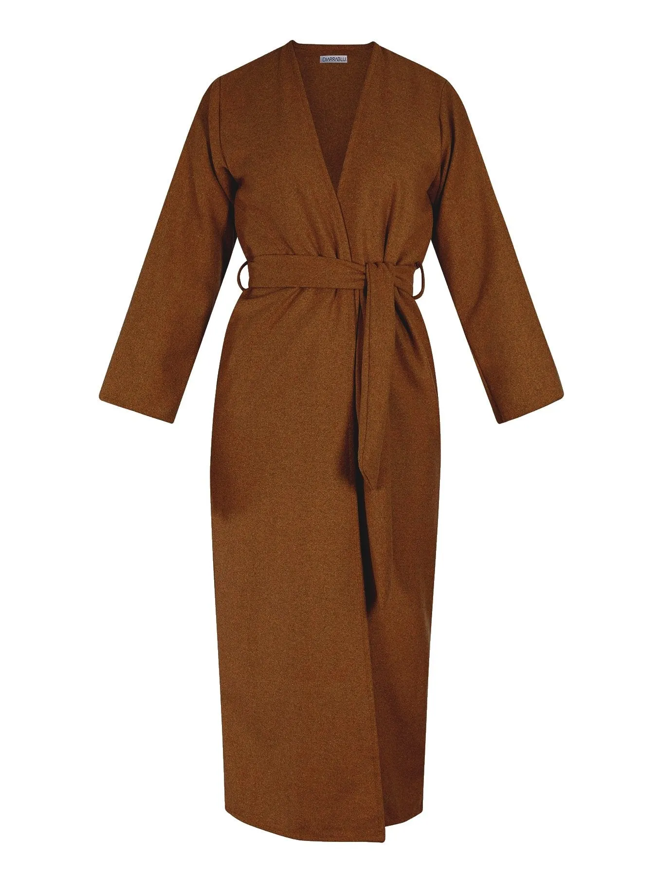Lasai Coat - Solid Brown sold by Diarrablu product image thumbnail 2