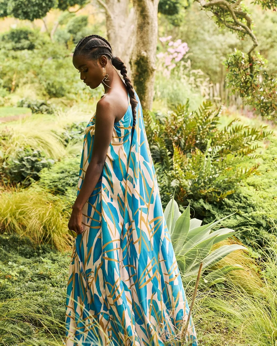 Satu Dress - Blossom Teal sold by Diarrablu product image thumbnail 3