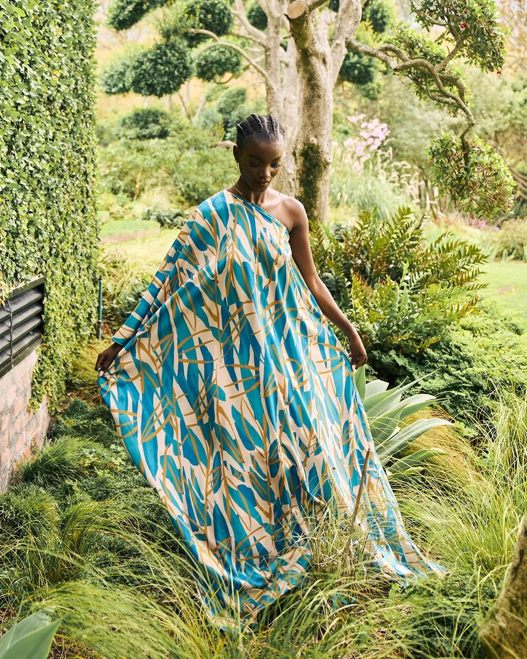 Satu Dress - Blossom Teal sold by Diarrablu product image thumbnail 4