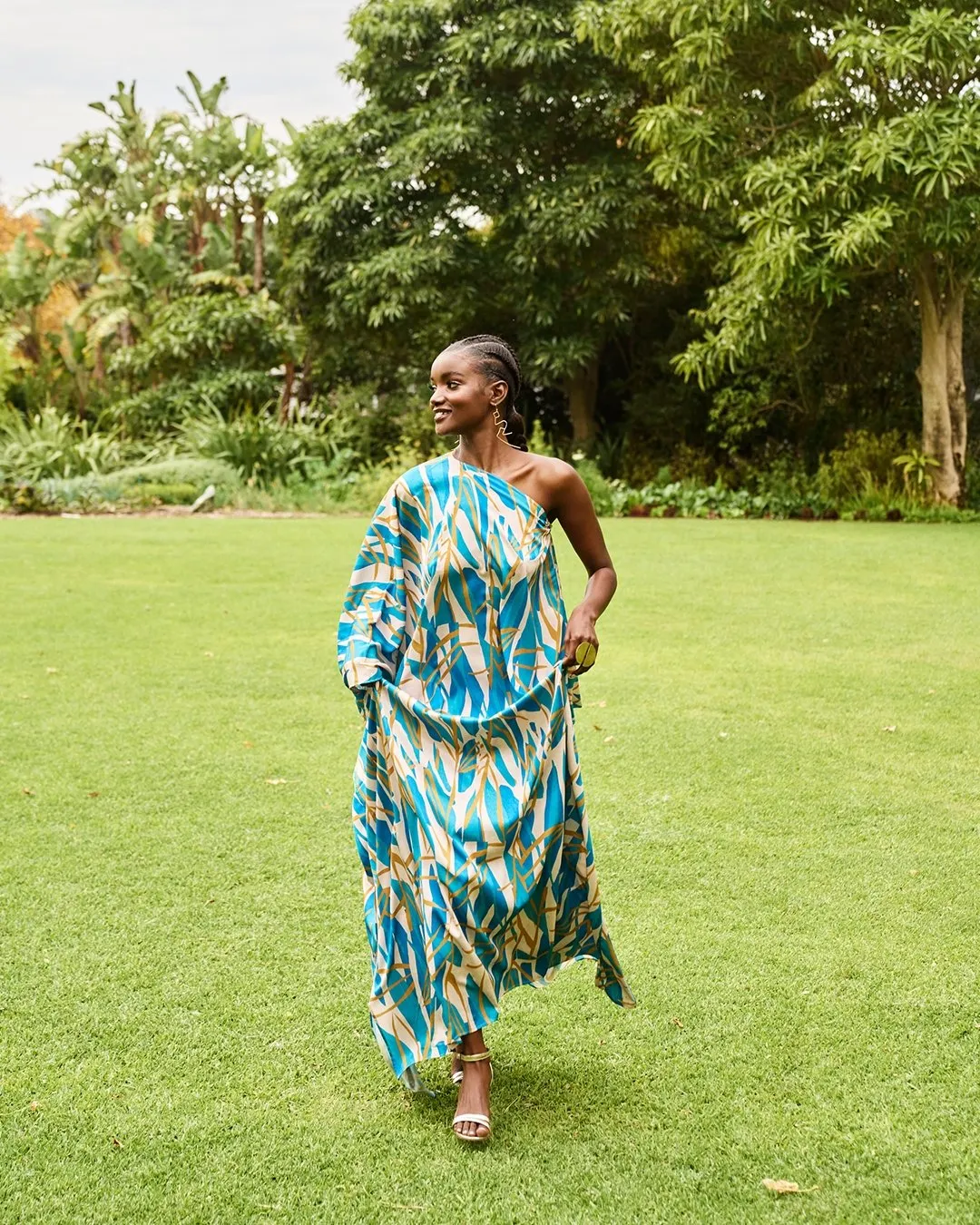 Satu Dress - Blossom Teal sold by Diarrablu product image thumbnail 5