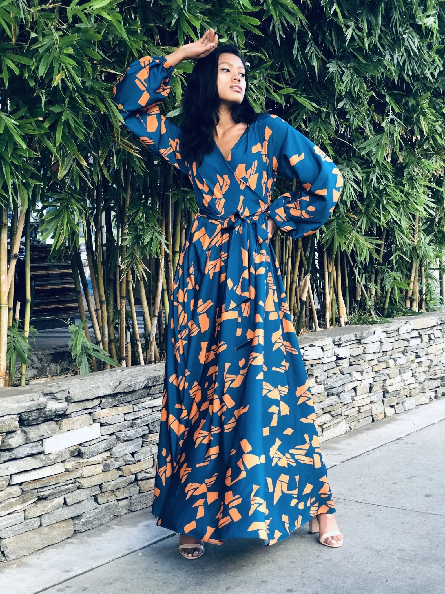 Marieme Dress - Gyraf Blue sold by Diarrablu product image thumbnail 4