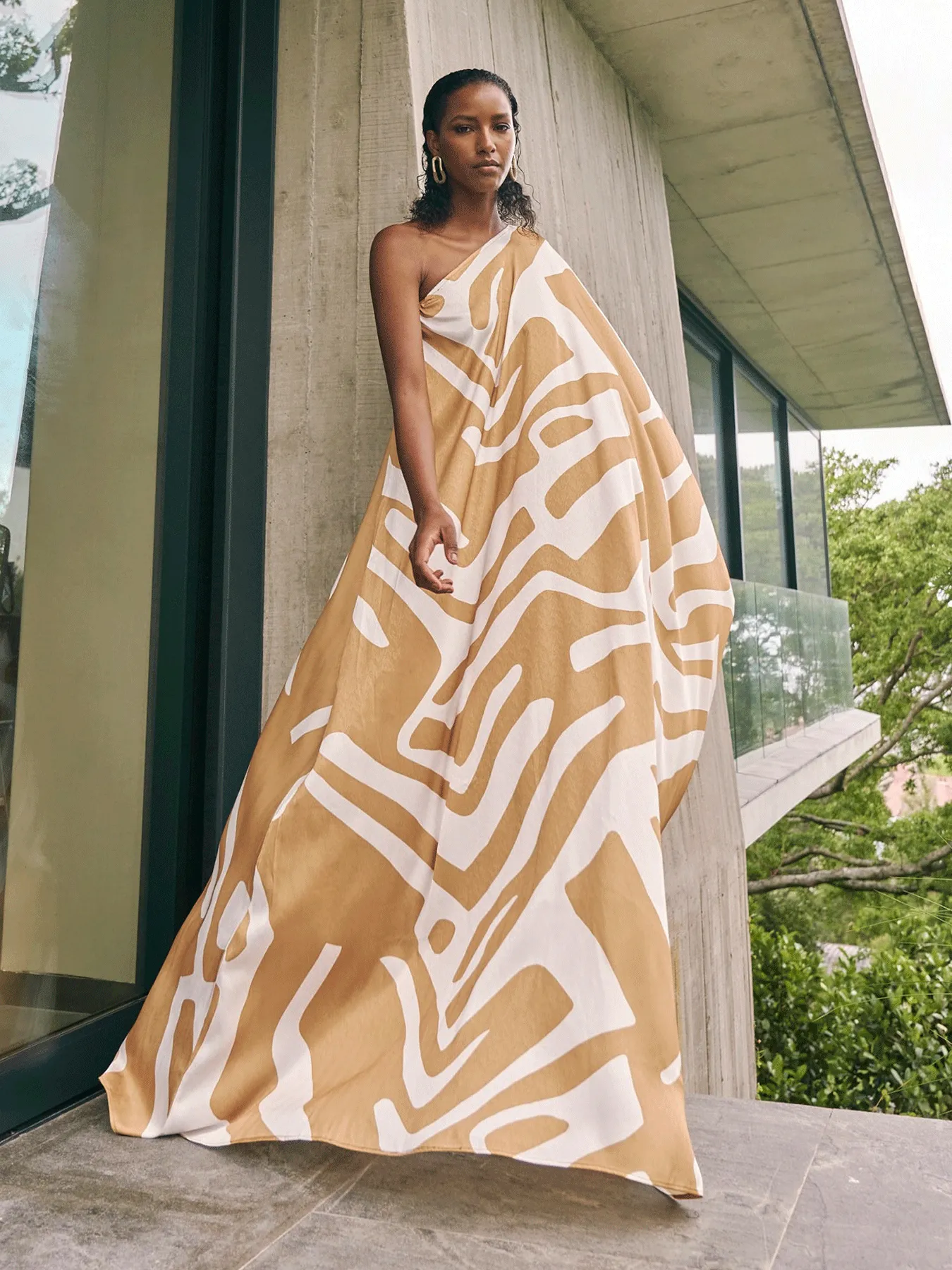 Satu Dress - Lava Cream sold by Diarrablu