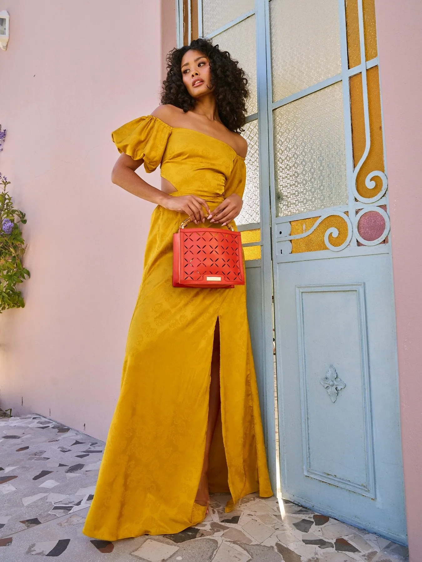 Neni Dress - Zeen Mustard sold by Diarrablu product image thumbnail 3