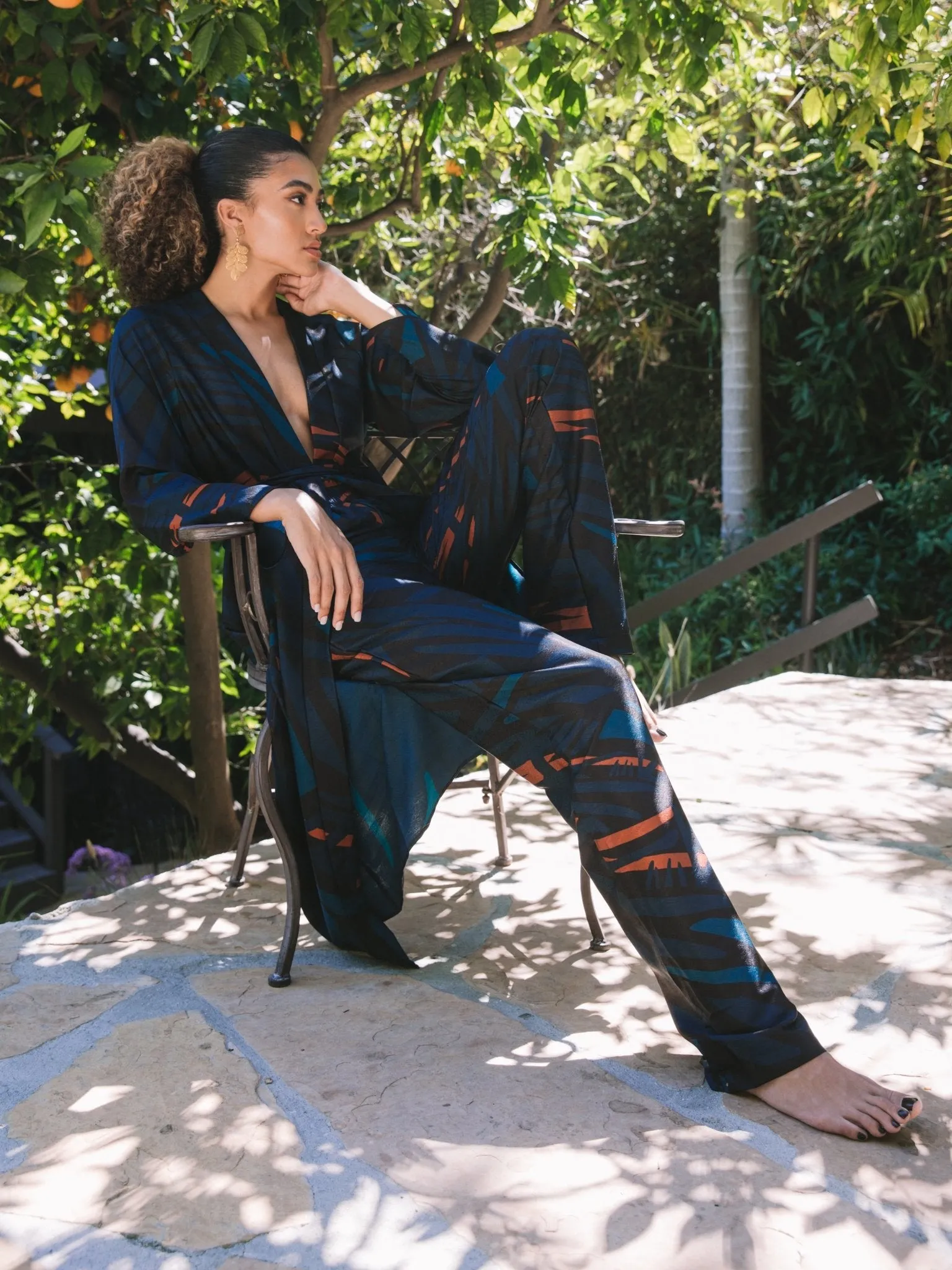 Leer Pants - Baol Teal sold by Diarrablu