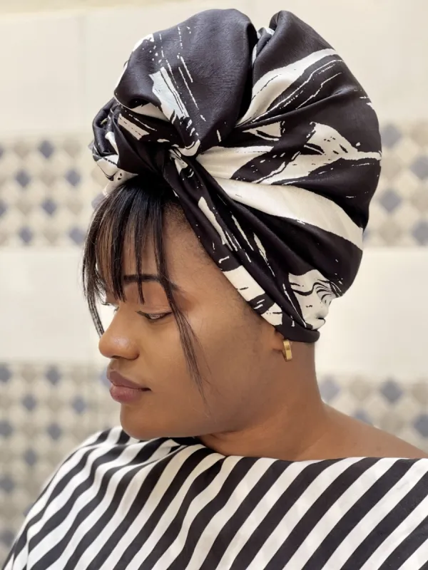 Scarf / Headwrap - SUTO Black sold by Diarrablu
