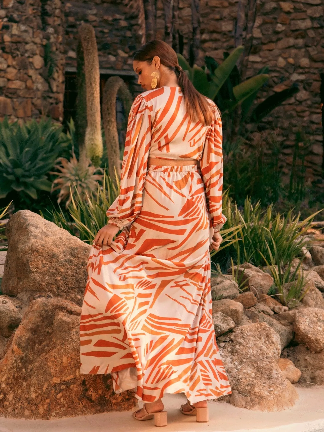 Amal Dress - Zena Cream sold by Diarrablu product image thumbnail 3