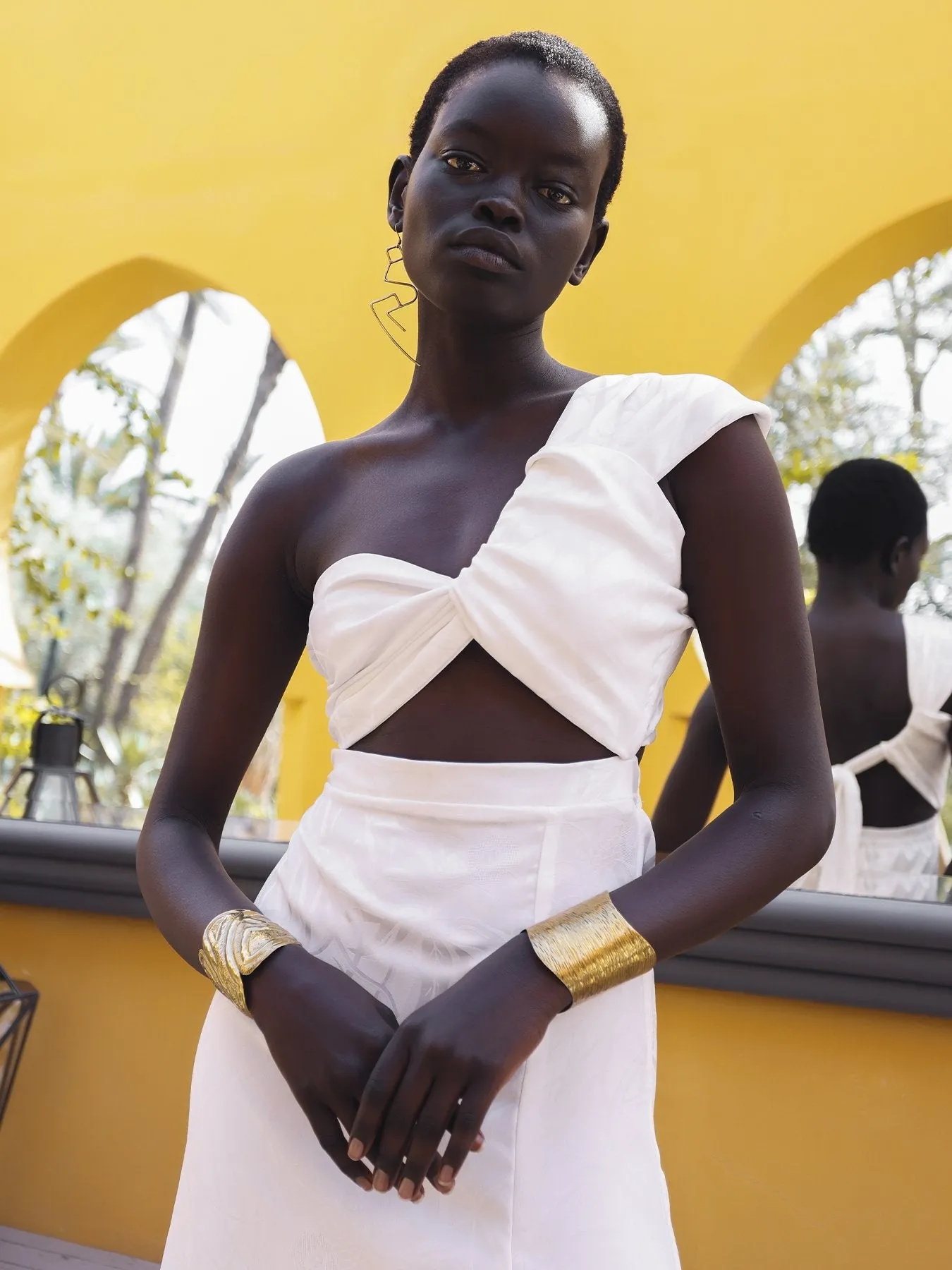 Dalia Dress - Zahr Blanc sold by Diarrablu product image thumbnail 3