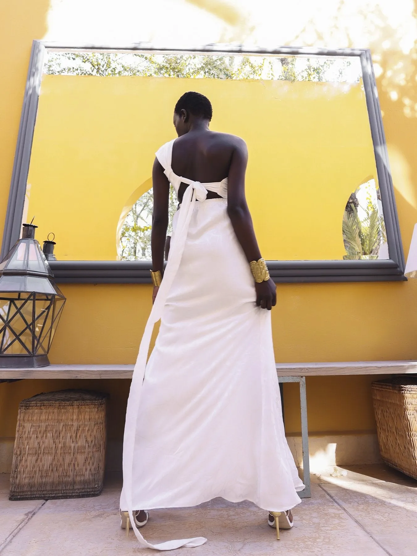 Dalia Dress - Zahr Blanc sold by Diarrablu product image thumbnail 4