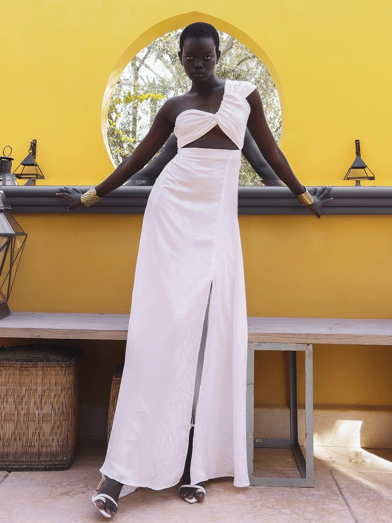 Dalia Dress - Zahr Blanc sold by Diarrablu