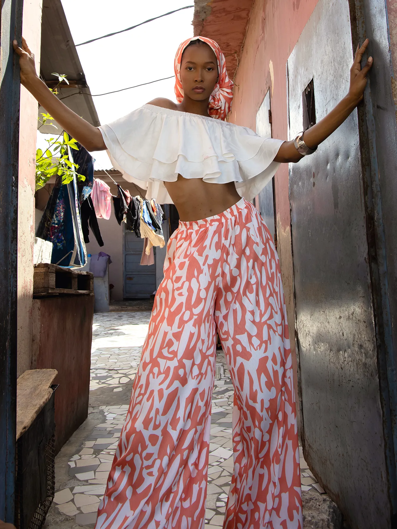 Hana Pants - Playa Rose sold by Diarrablu