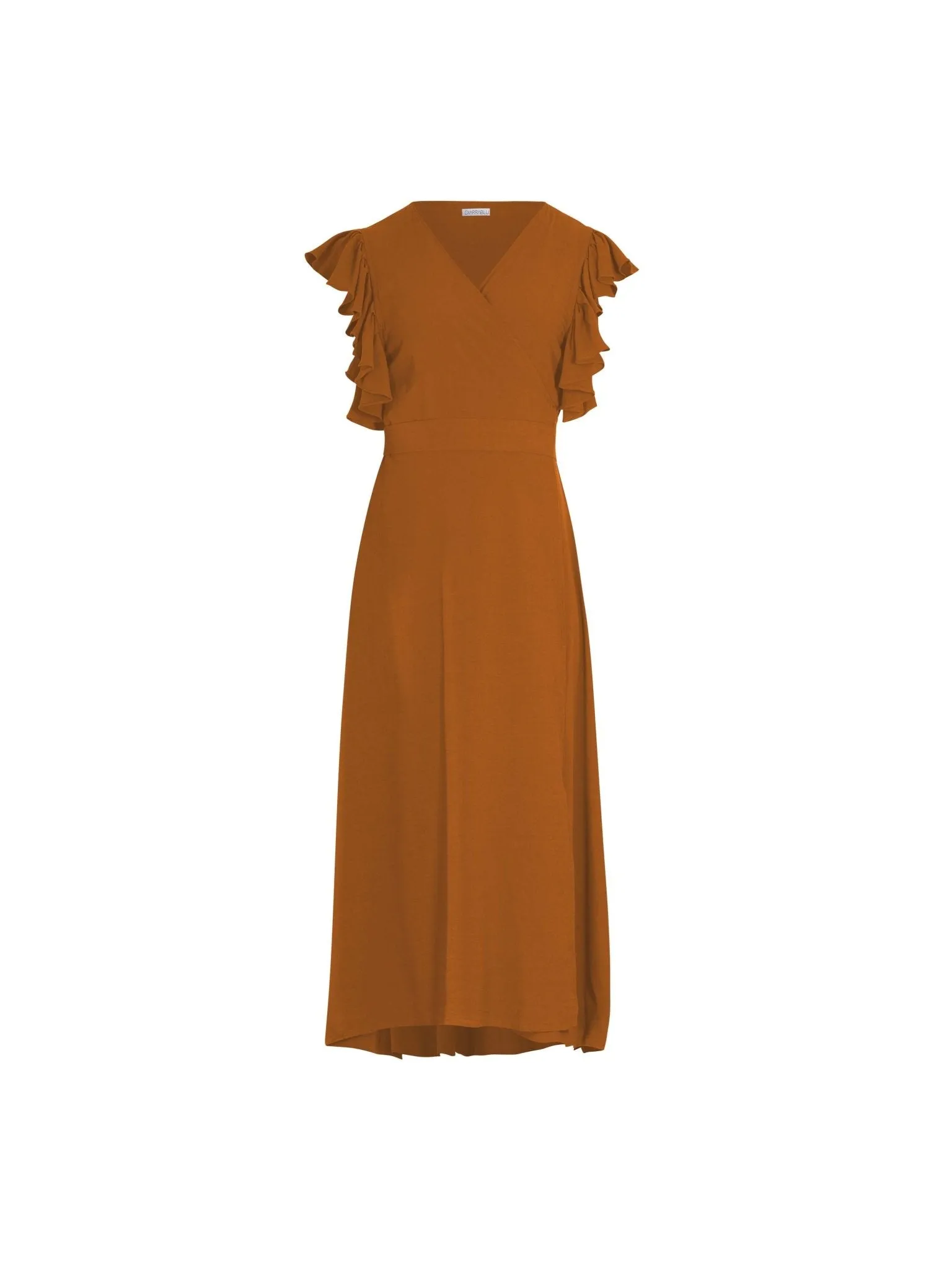 Sustainable Rukia Dress - Solid Rust sold by Diarrablu product image thumbnail 2