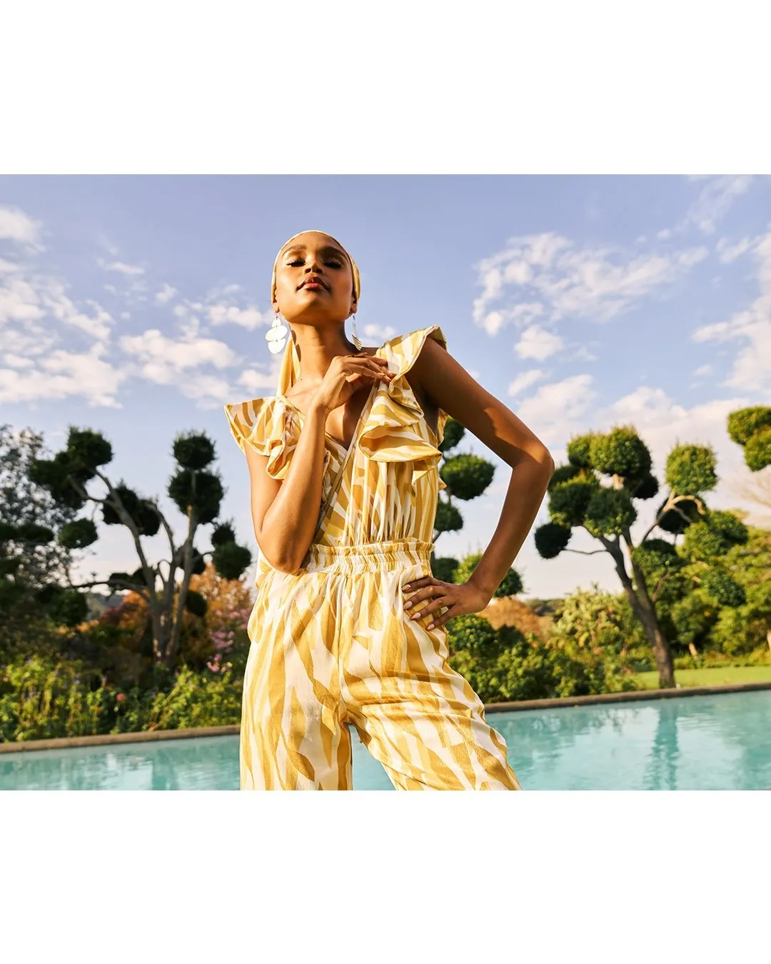 Nabu Swimsuit - Jardin Mustard sold by Diarrablu product image thumbnail 5