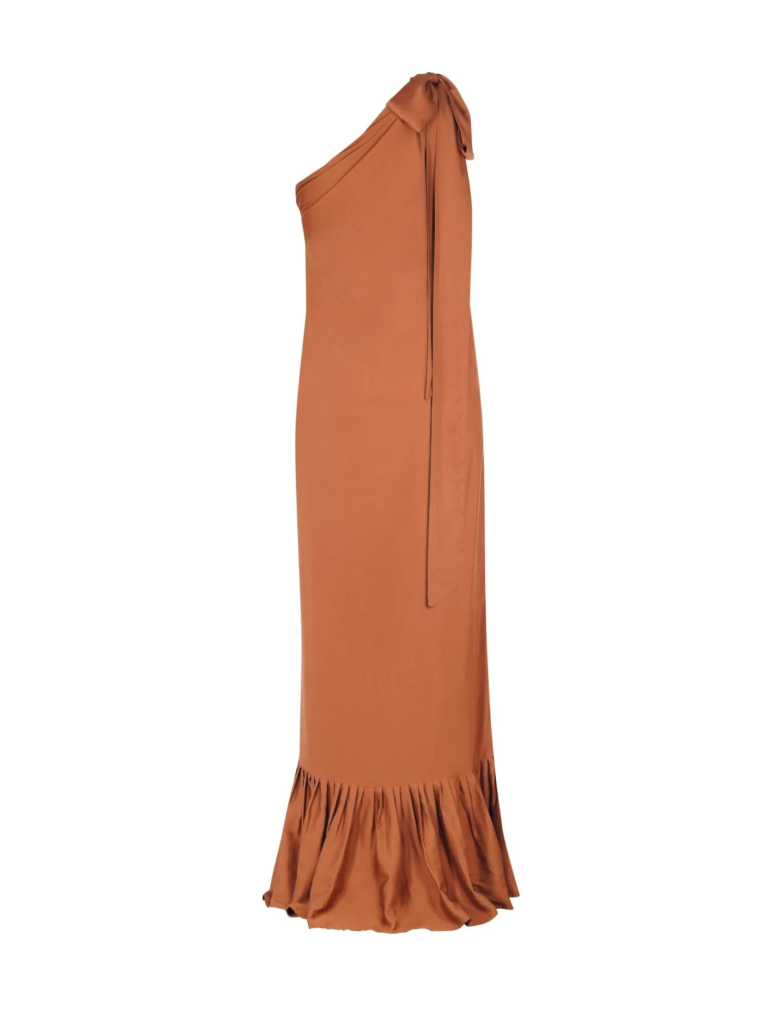 Sustainable Diago Dress - Solid Rust sold by Diarrablu product image thumbnail 2