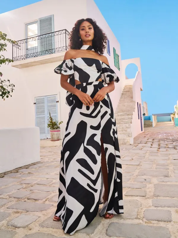 Neni Dress - Lava Noir sold by Diarrablu