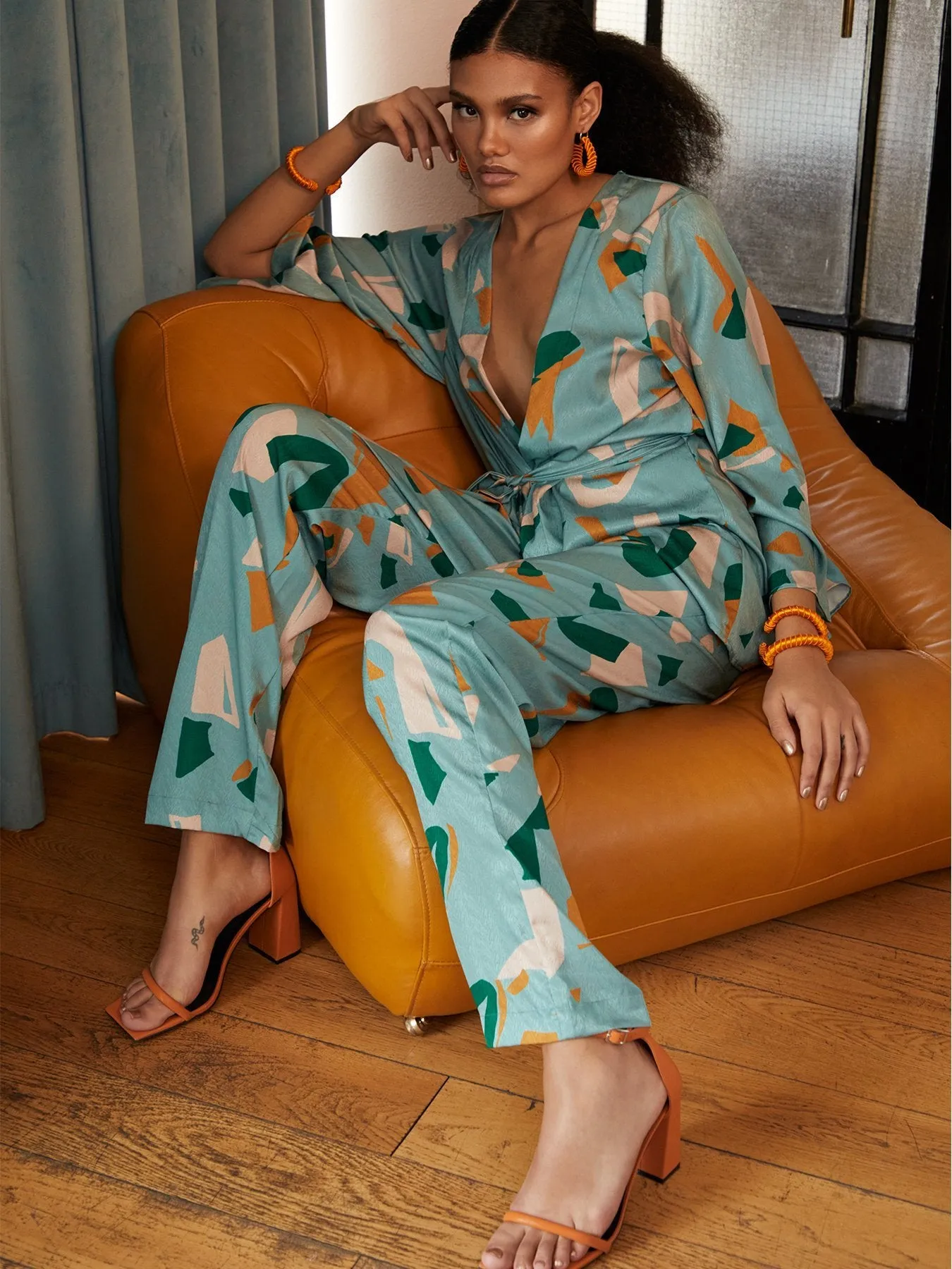 Leer Pants - Saly Vert sold by Diarrablu product image thumbnail 3