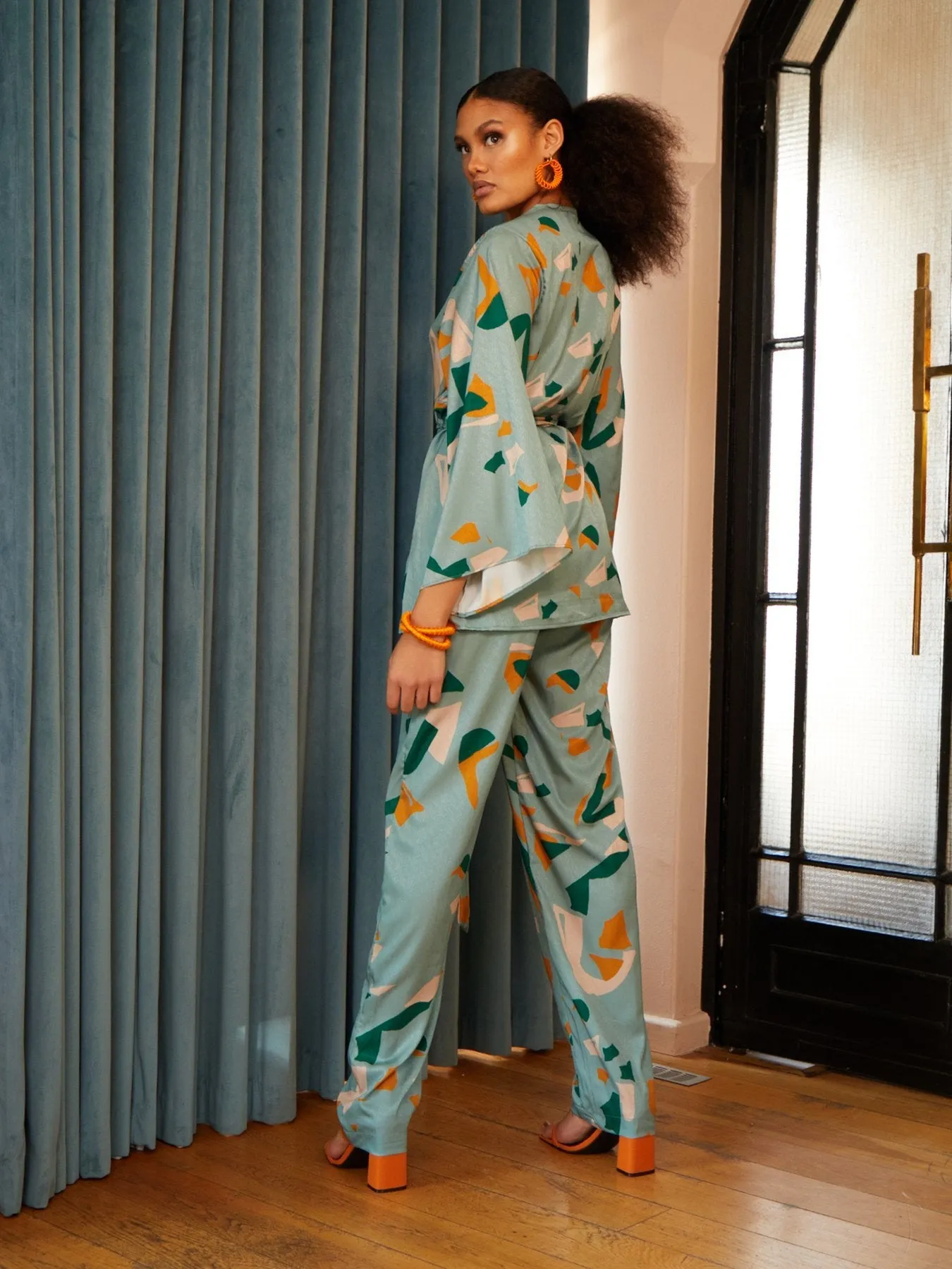 Leer Pants - Saly Vert sold by Diarrablu product image thumbnail 4