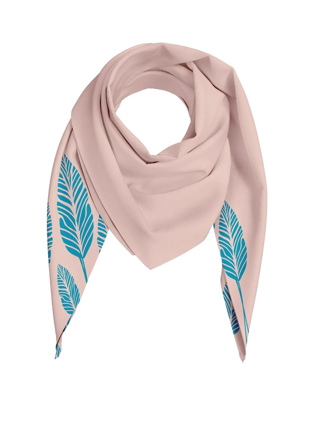 Moussor Headwrap - Fronds Blu sold by Diarrablu product image thumbnail 2