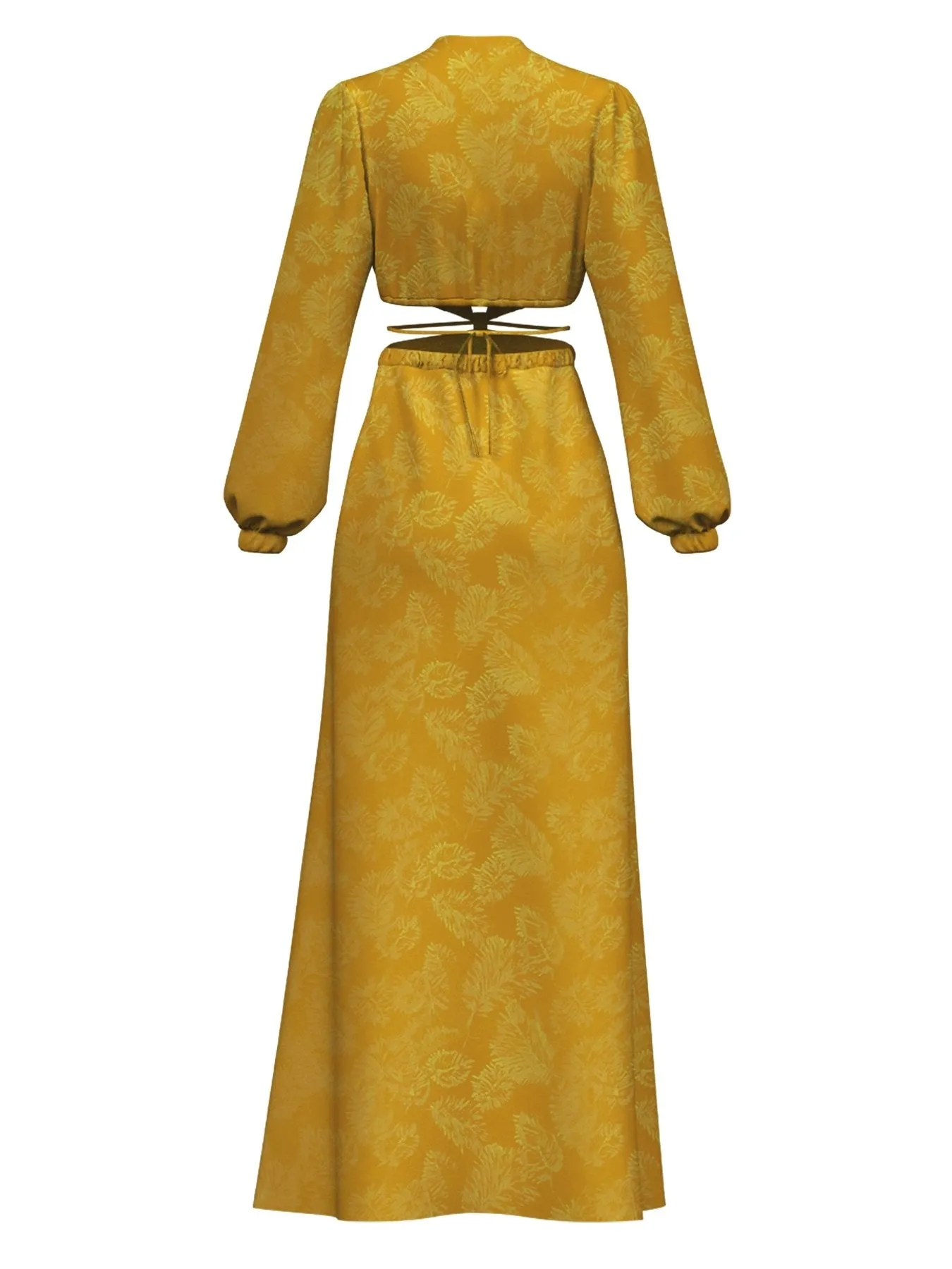 Amal Dress - Zeen Mustard sold by Diarrablu product image thumbnail 5