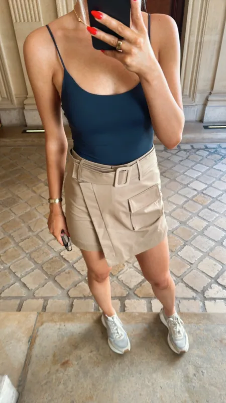 FINAL SALE!! Kira Cargo Mini Skirt sold by Glitzy Bella