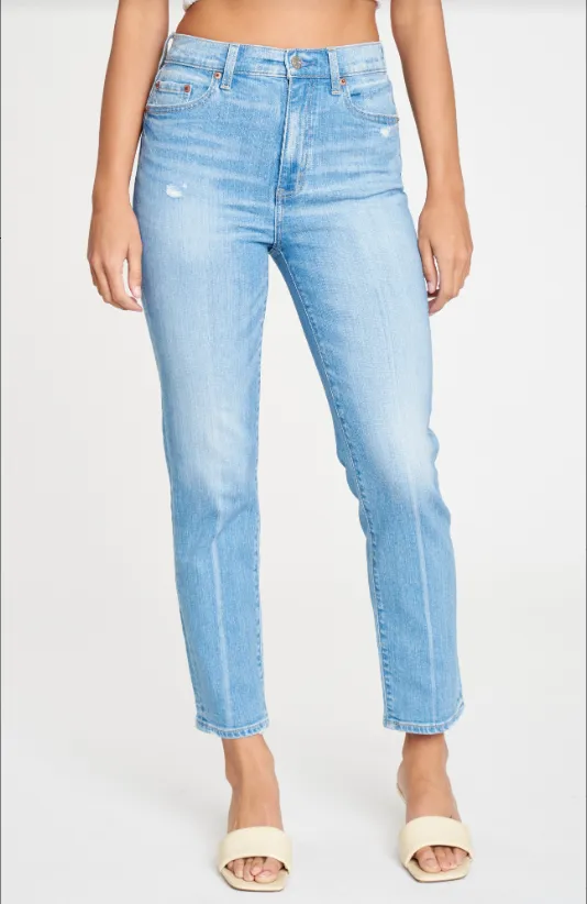 FINAL SALE!! Daily Driver High Rise Skinny Straight Jean in Clarity Vintage sold by Glitzy Bella product image thumbnail 5